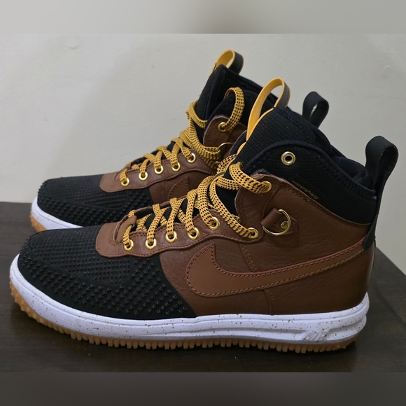 Nike Other - Nike Lunar Force 1 Duckboot LF1 Brown Black Gum Size 11 Men’s Waterproof Boots